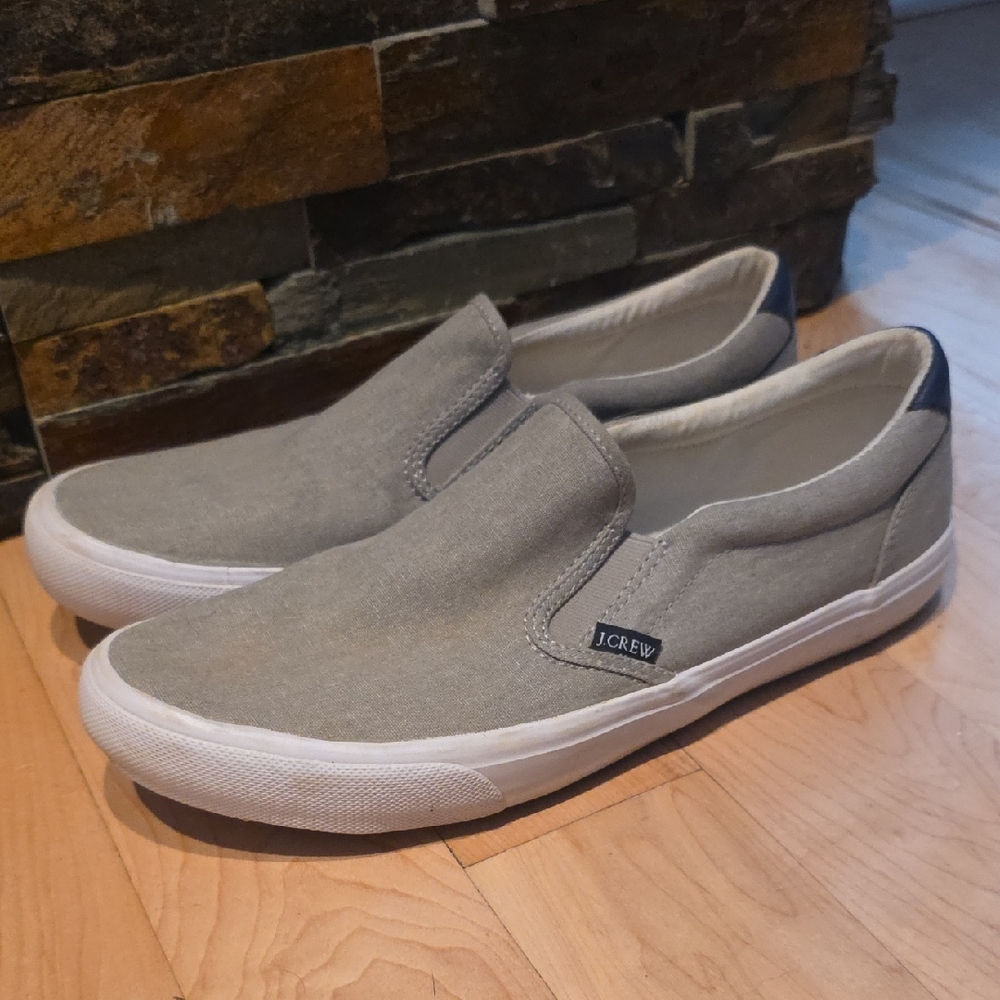 J. Crew Men's Tan Slip-On Loafers